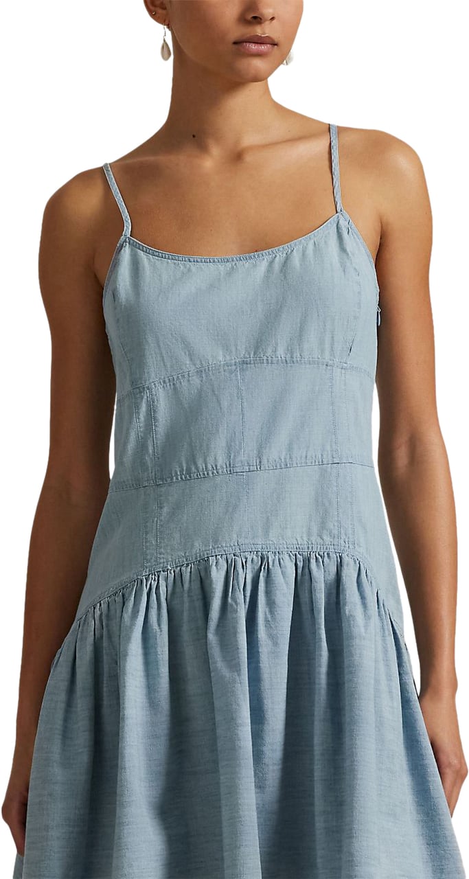 Ralph Lauren Dresses Chambray Blauw