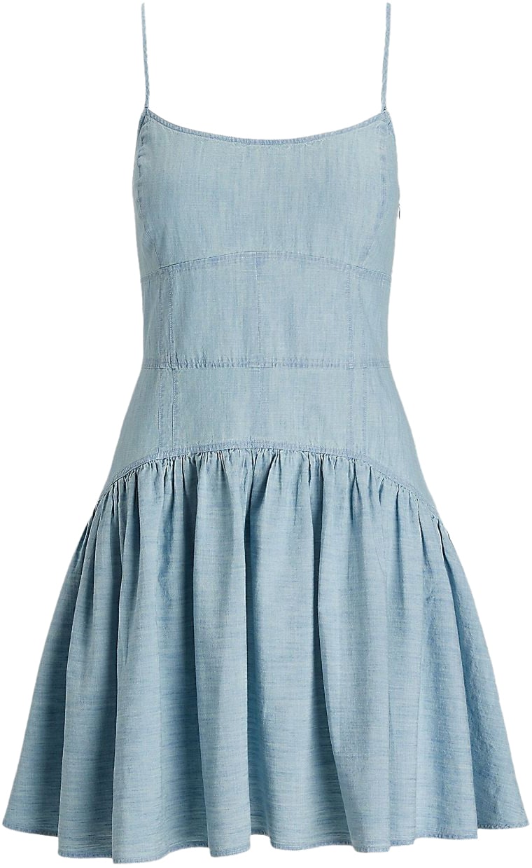 Ralph Lauren Dresses Chambray Blauw