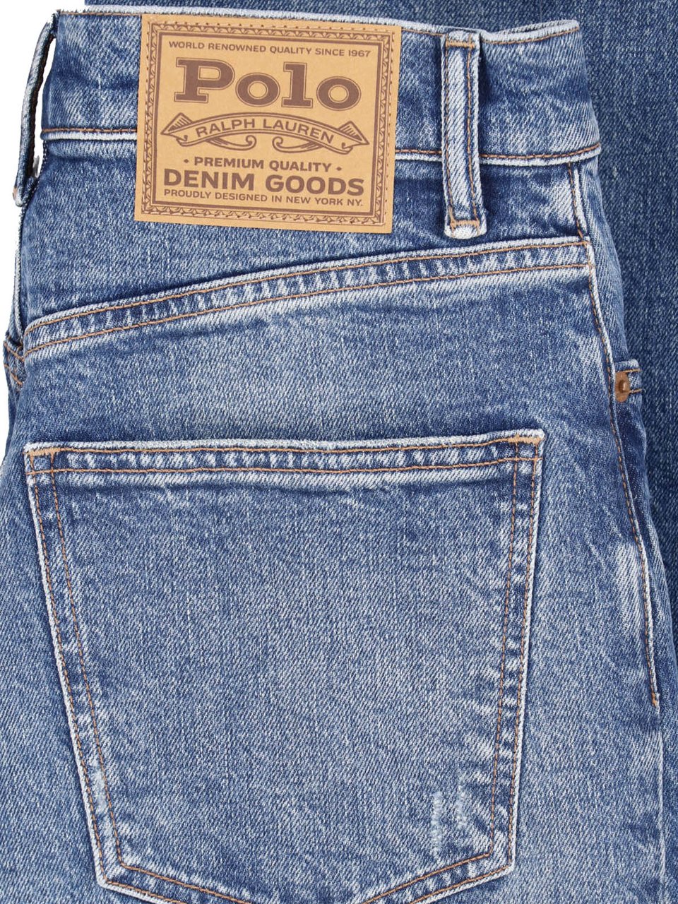 Ralph Lauren Flared Jeans with Classic Five-Pocket Design Blauw