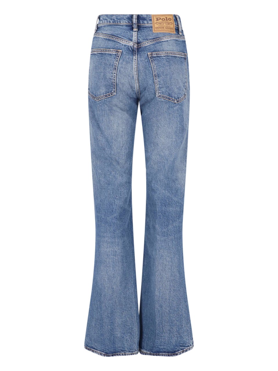 Ralph Lauren Flared Jeans with Classic Five-Pocket Design Blauw