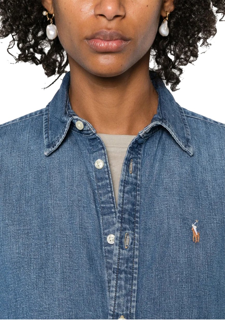 Ralph Lauren long sleeve button front shirt divers Divers