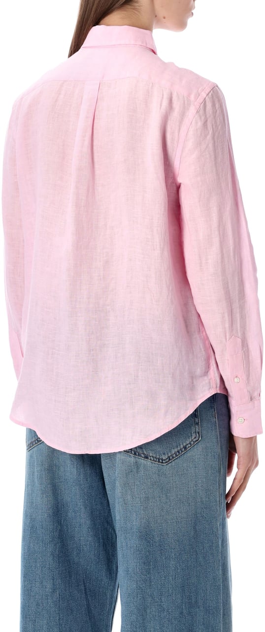 Ralph Lauren Linen Shirt Carmel Pink Roze