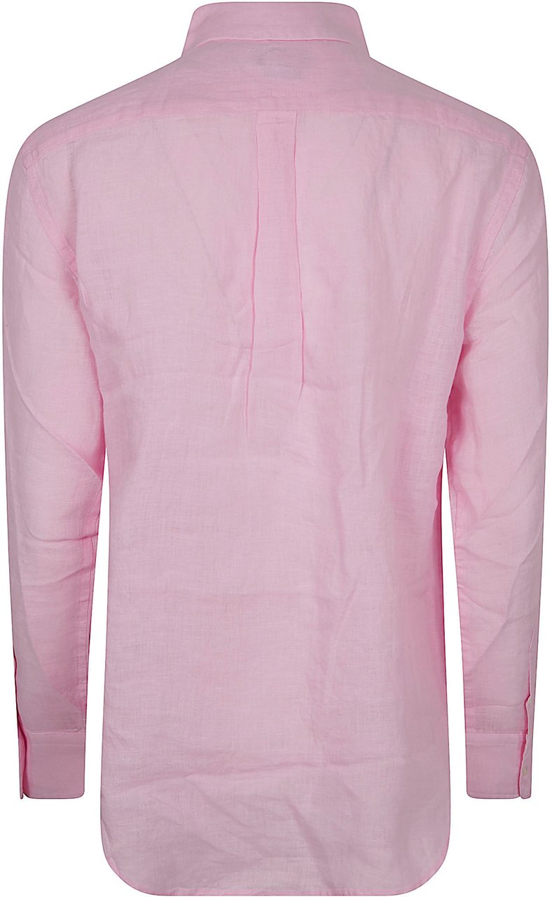 Ralph Lauren POLO RALPH LAUREN CLASSIC-LONG SLEEVE-BUTTON FRONT SHIRT Paars