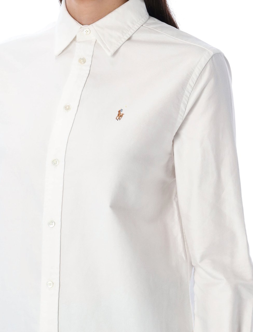 Ralph Lauren Relaxed Fit Oxford Shirt Bianco Wit