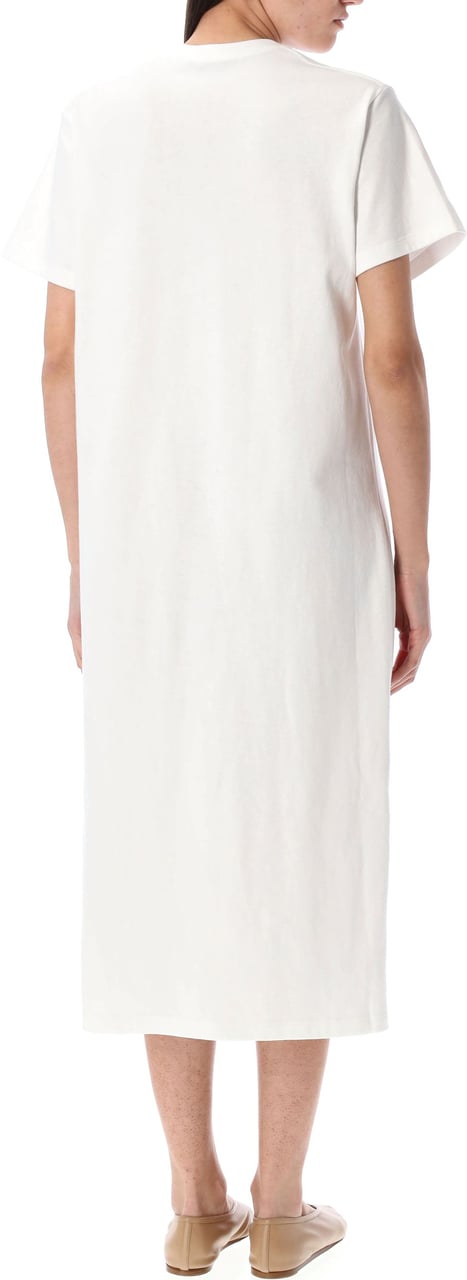 Ralph Lauren Maxy Tshirt Dress Bianco Wit