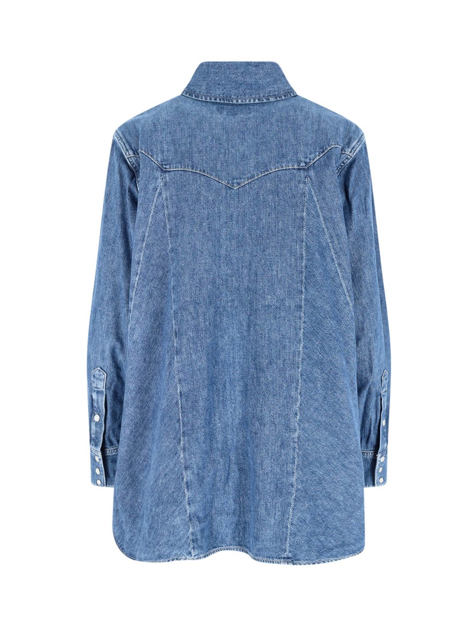 Ralph Lauren "Western" Denim Shirt – Blue Blauw