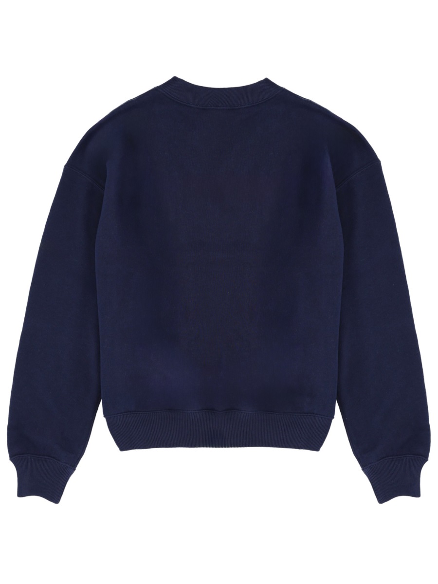Ralph Lauren Embroidered Chest Logo Cotton Sweatshirt Zwart