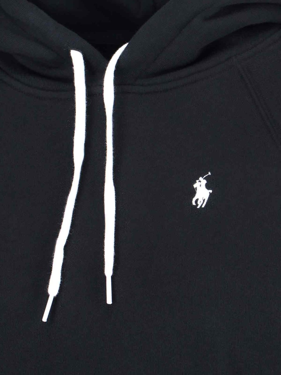 Ralph Lauren Logo Hoodie Sweatshirt – Black Zwart