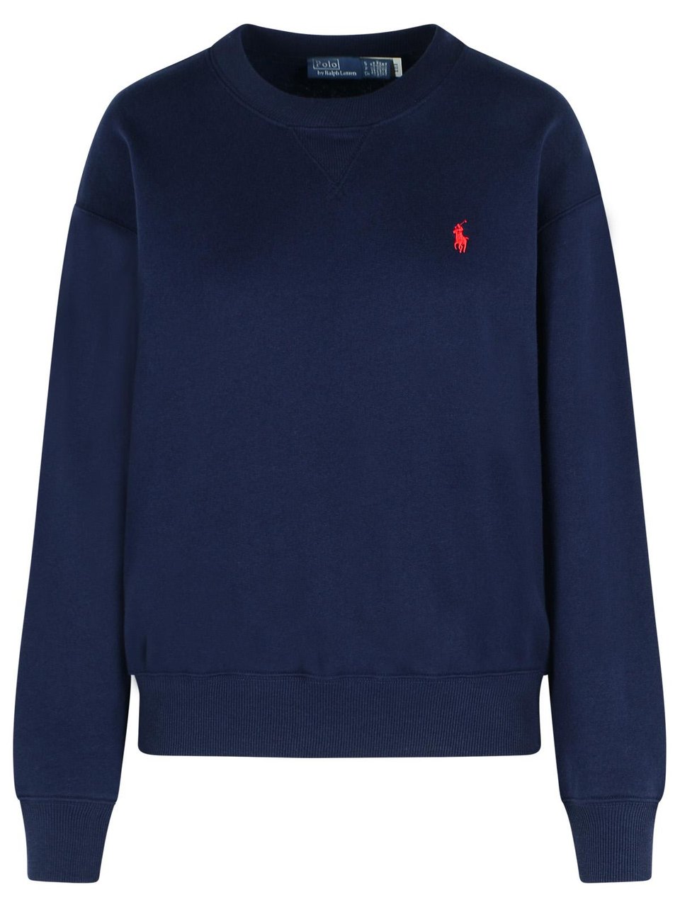 Ralph Lauren Navy Cotton Blend Sweatshirt Zwart