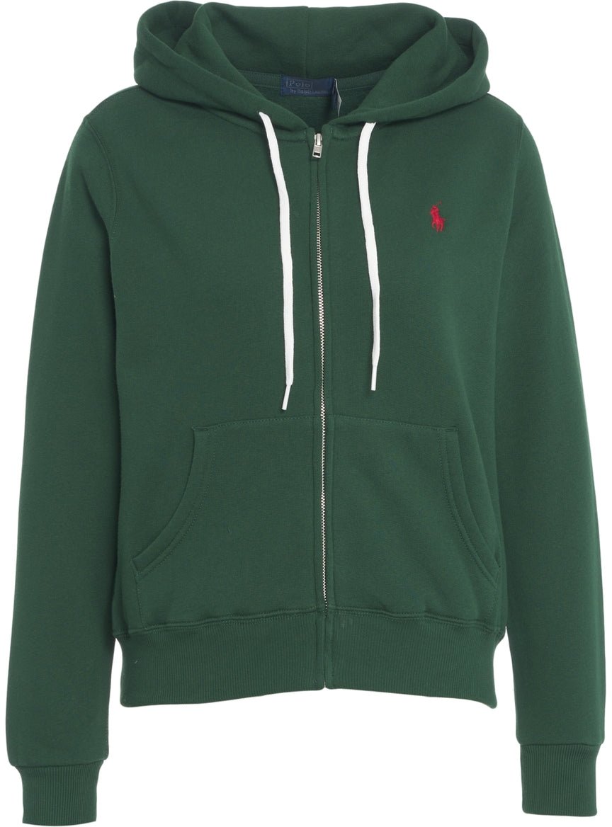 Ralph Lauren Hoodie with logo embroidery Groen