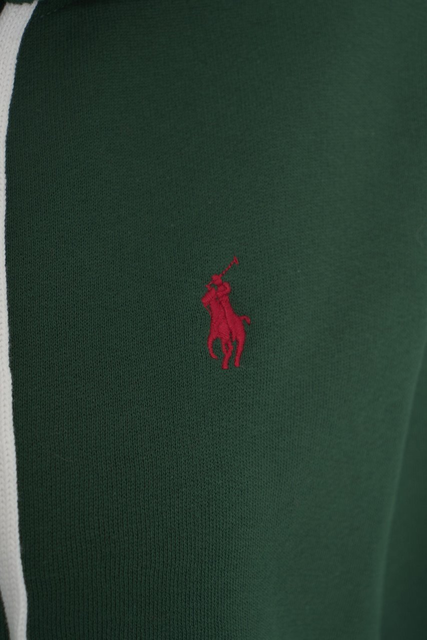 Ralph Lauren Hoodie with logo embroidery Groen