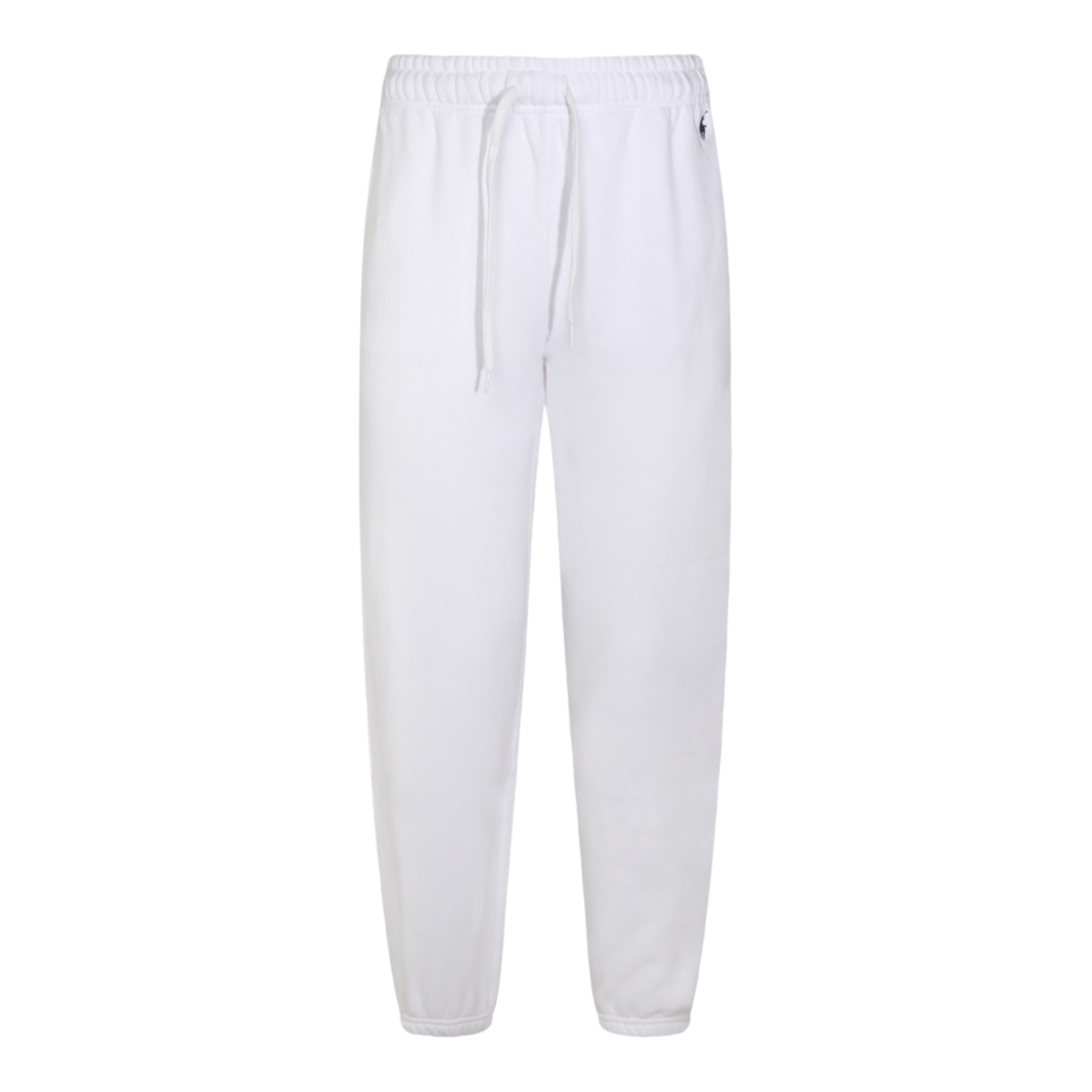 Ralph Lauren Relaxed Fit Trousers With Tapered Legs And Embroidered Logo Wit