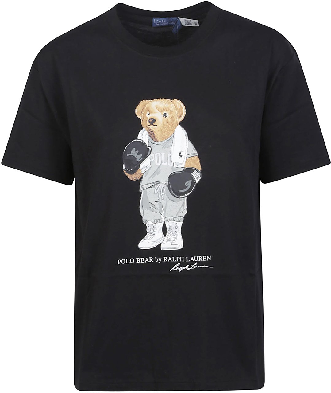 Ralph Lauren Bear T-shirt Black Zwart