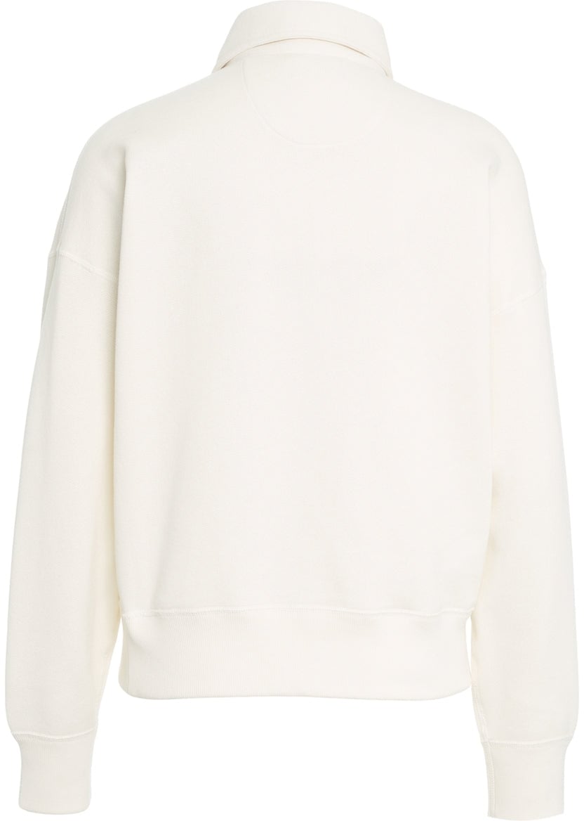 Ralph Lauren Sweatshirt with polo collar Wit