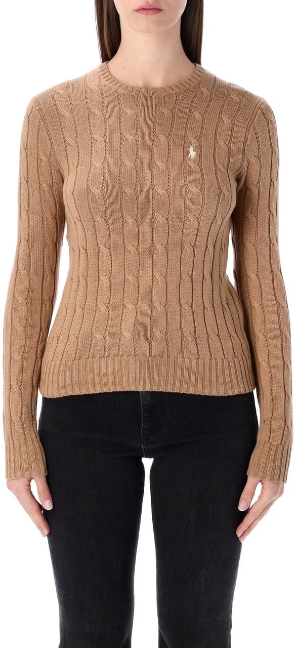 Ralph Lauren Julianna Classic Knit Collection Camel Bruin