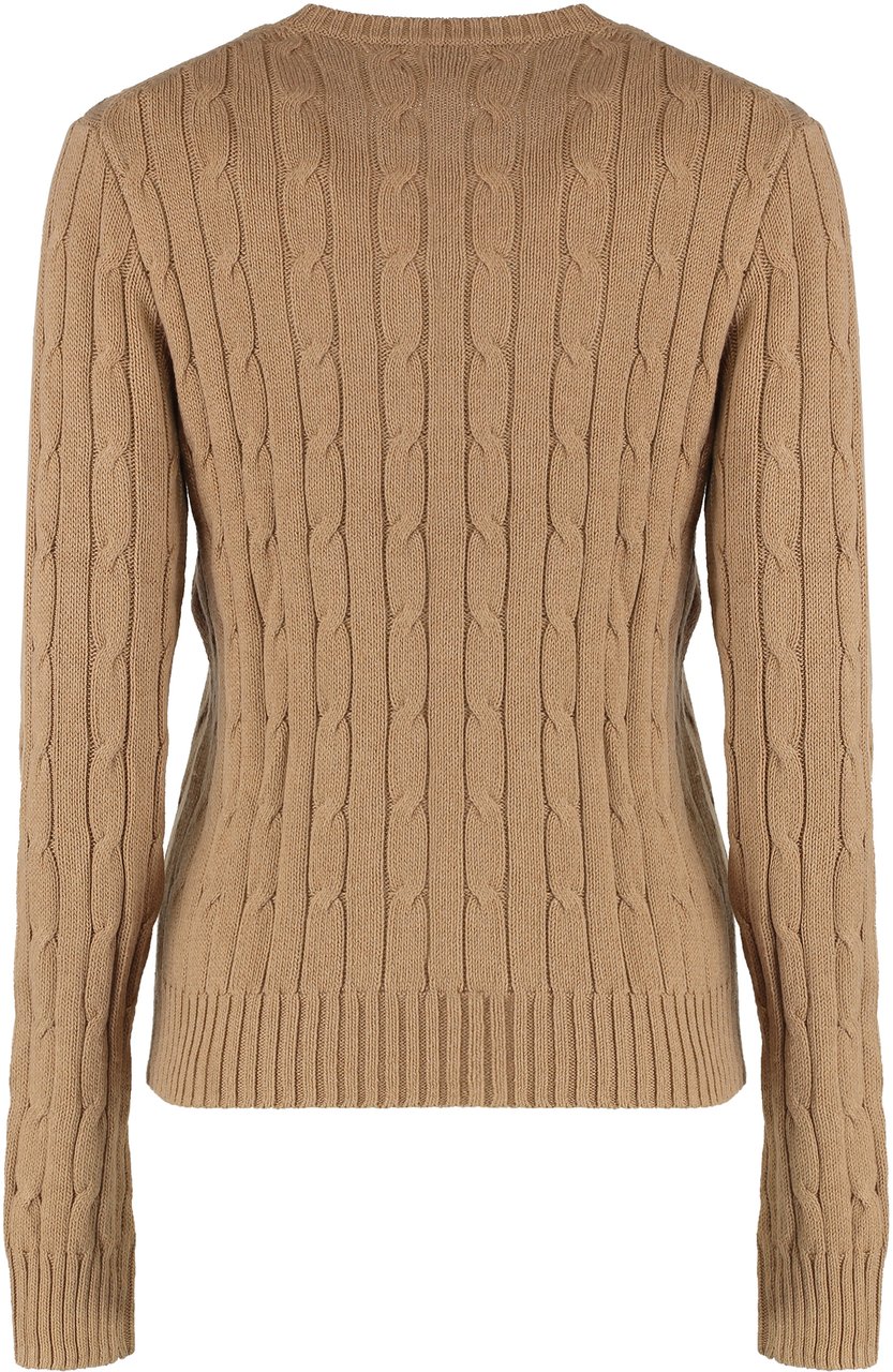 Ralph Lauren Sweater in cable knit Beige