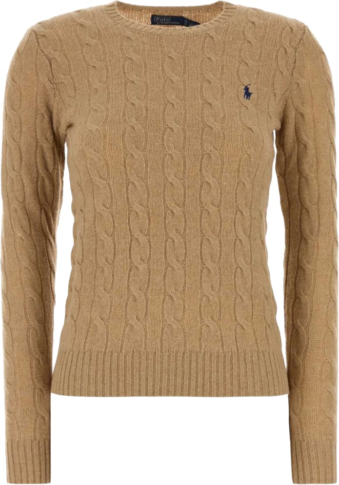 Ralph Lauren Sweaters Collection Camel Melange Beige