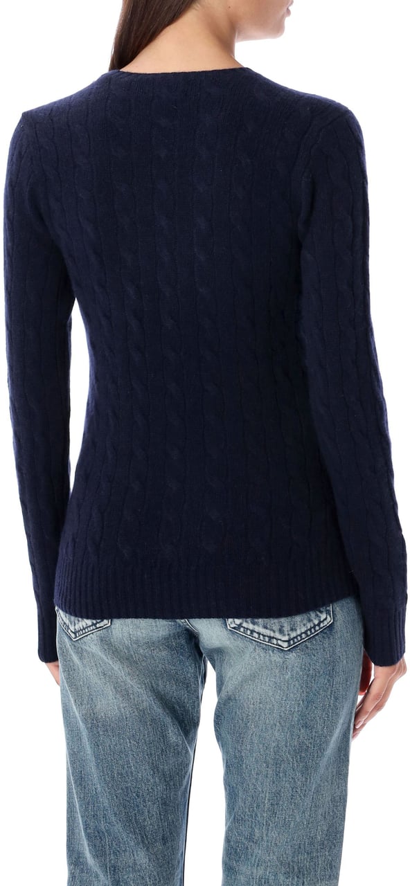 Ralph Lauren Classic Julianna Knit Cable Hunter Navy Navy