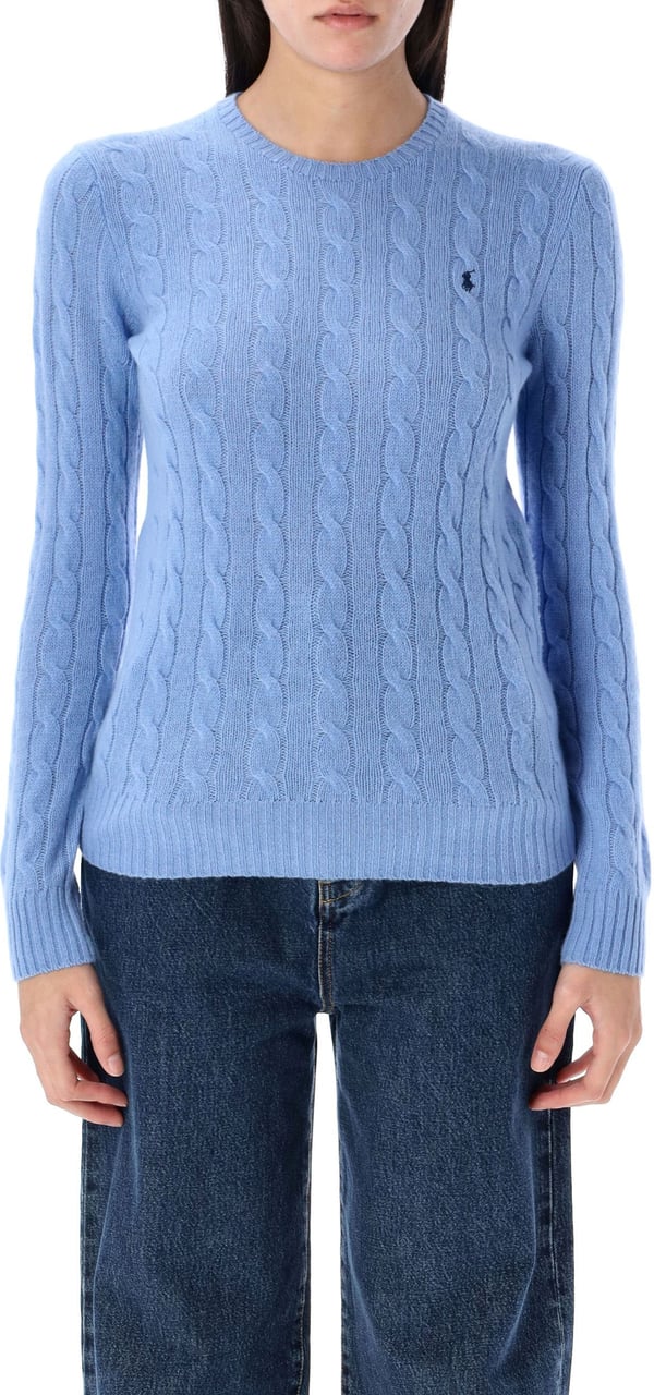 Ralph Lauren Julianna Knit Cable New Litchfield Blue Blauw