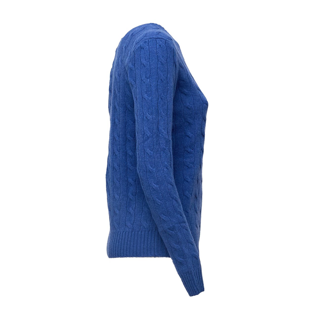Ralph Lauren Wool-Blend Julianna Crewneck Sweater Blauw