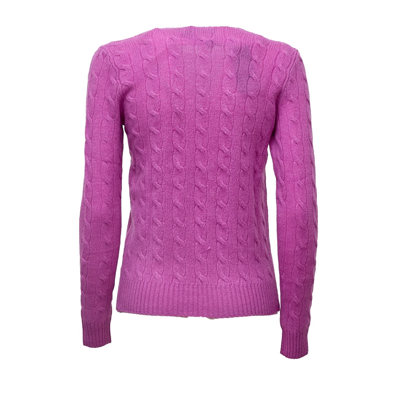 Ralph Lauren Wool-Blend Julianna Crewneck Sweater Roze