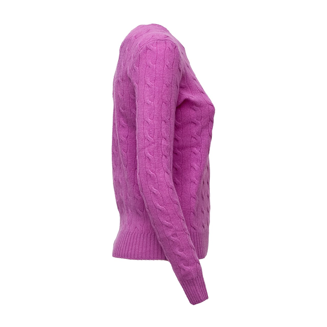Ralph Lauren Wool-Blend Julianna Crewneck Sweater Roze