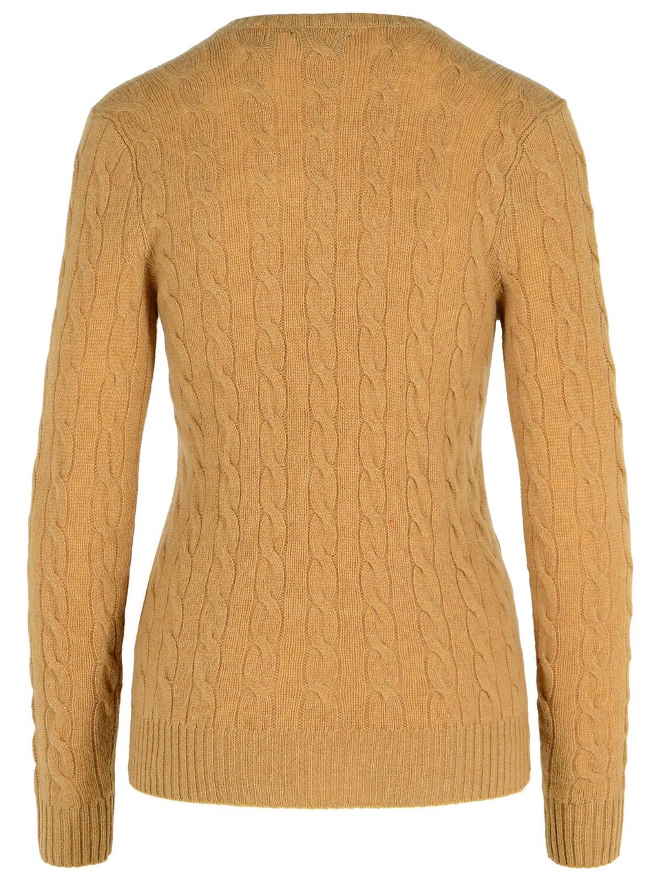 Ralph Lauren 'Kimberly' Light Brown Cashmere Blend Sweater Neutraal