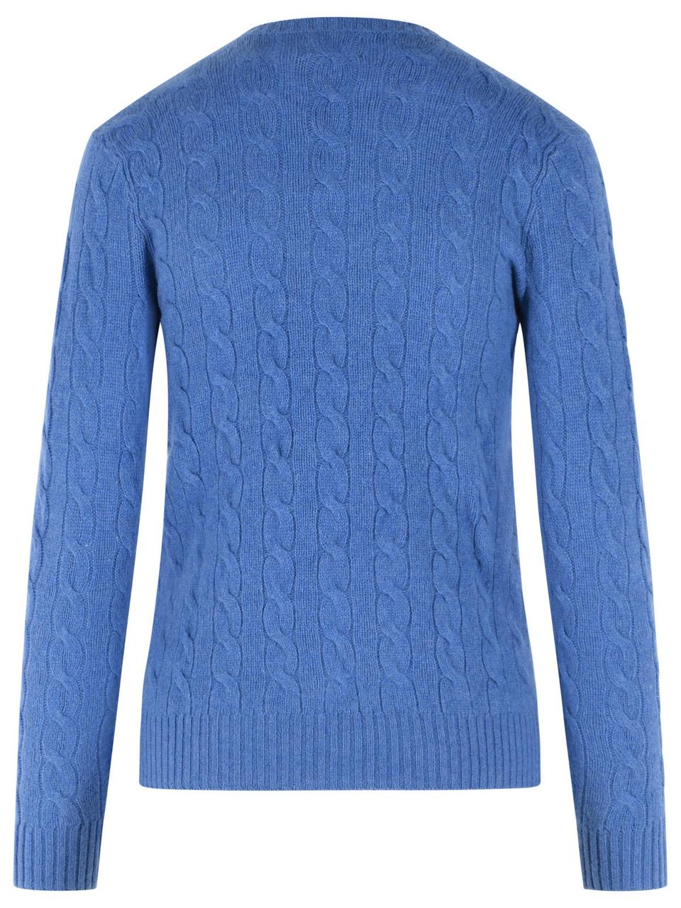 Ralph Lauren 'Kimberly' Blue Wool And Cashmere Sweater Blauw