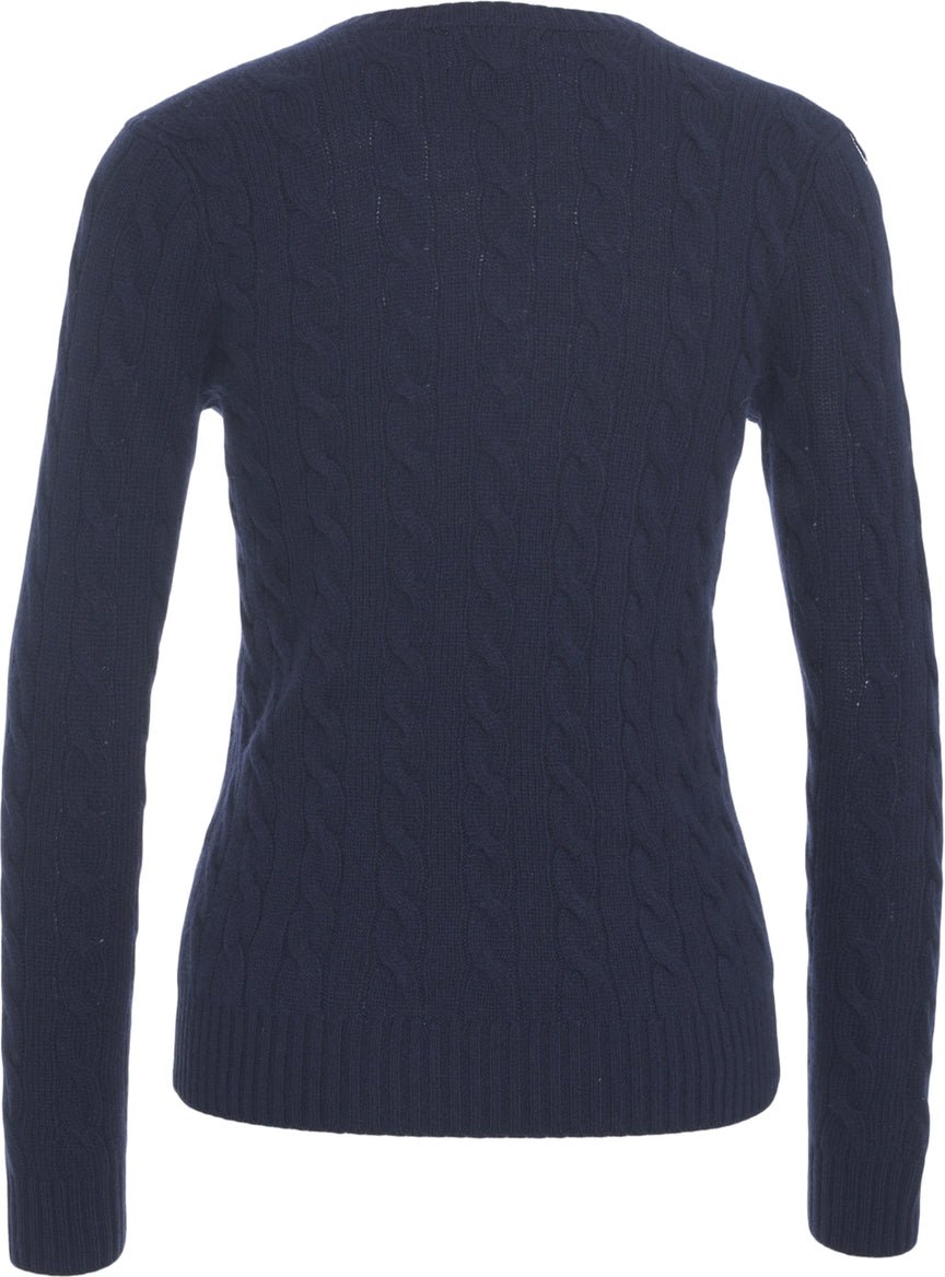 Ralph Lauren Knit sweater with V-neck Blauw