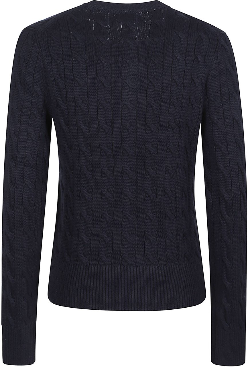 Ralph Lauren Long Sleeve Cardigan Blue Blauw