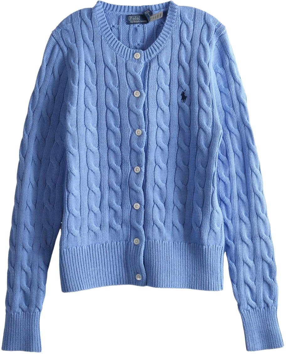Ralph Lauren Sweaters Clear Blue Lichtblauw
