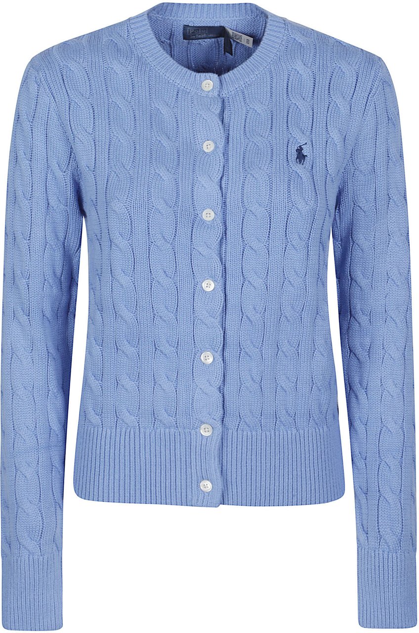 Ralph Lauren Long Sleeve Cardigan Blue Blauw