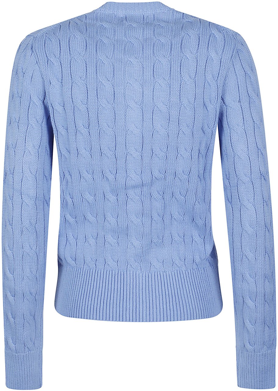 Ralph Lauren Long Sleeve Cardigan Blue Blauw