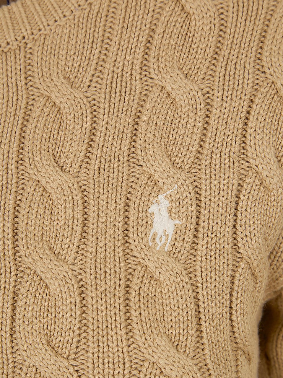 Ralph Lauren POLO RALPH LAUREN CTTNCBLCARDI-LONG SLEEVE CARDIGAN Beige