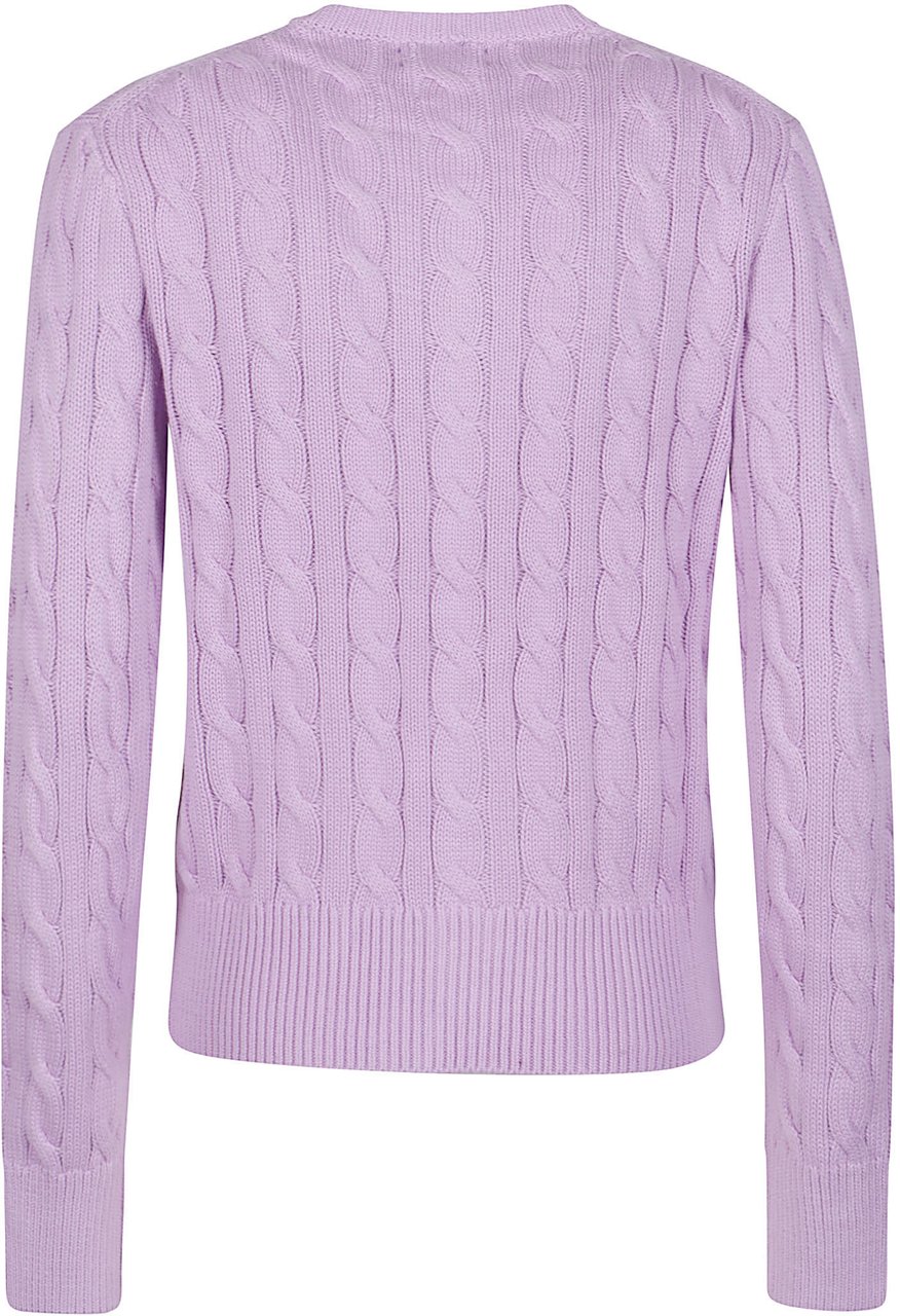 Ralph Lauren Long Sleeve Cardigan Pink Roze
