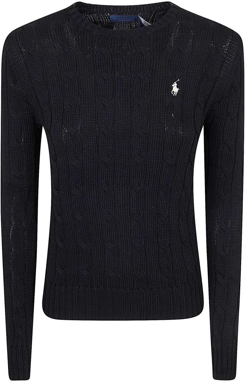 Ralph Lauren POLO RALPH LAUREN JULIANNA-LONG SLEEVE-PULLOVER Zwart