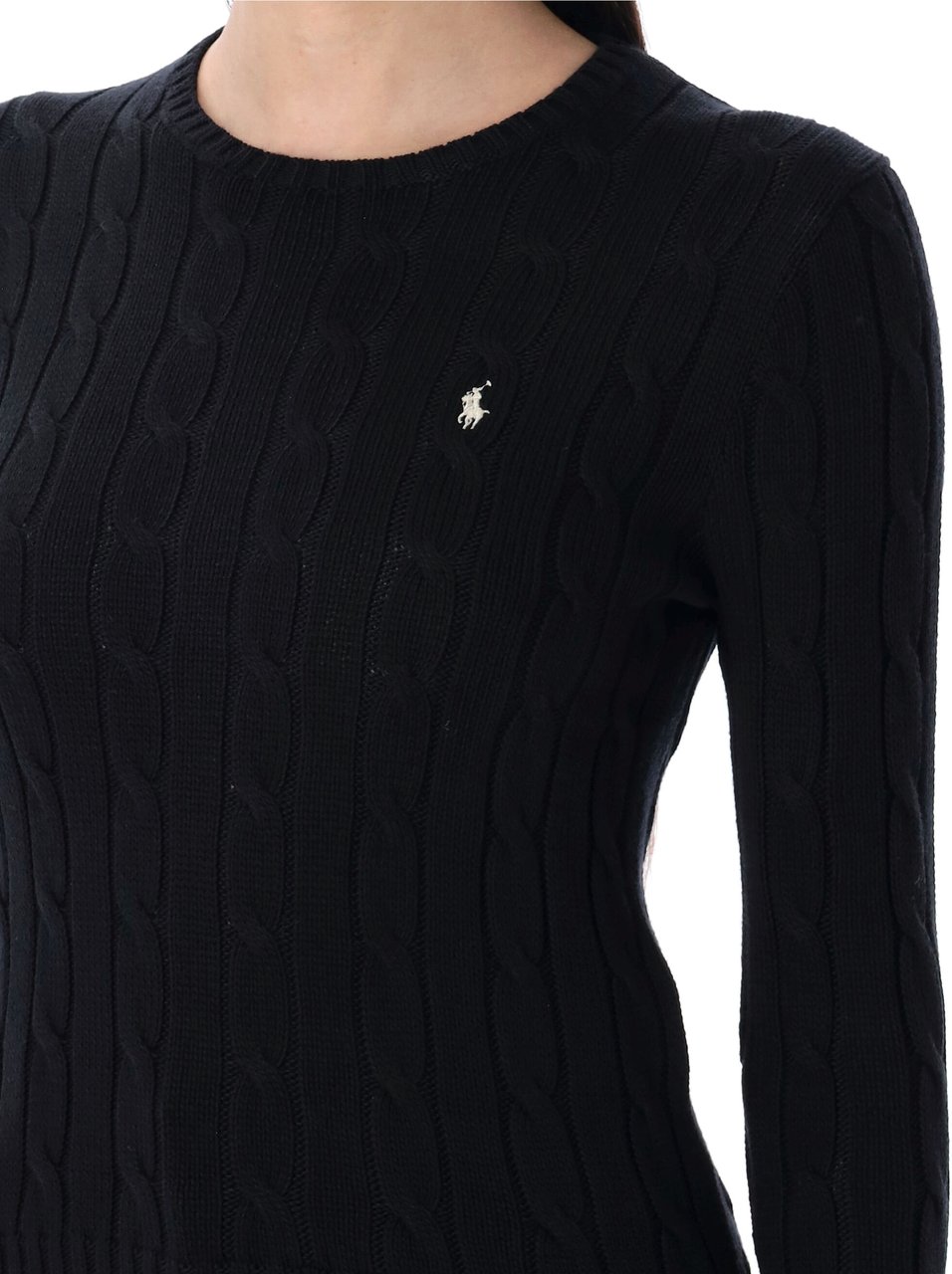 Ralph Lauren Julianna Classic Knit Nero Zwart
