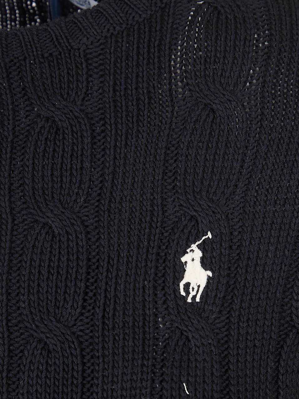 Ralph Lauren POLO RALPH LAUREN JULIANNA-LONG SLEEVE-PULLOVER Zwart