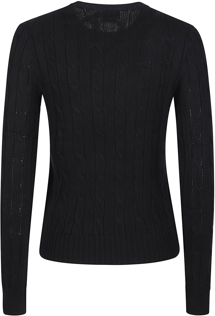Ralph Lauren Julianna Long Sleeve Sweater Black Zwart