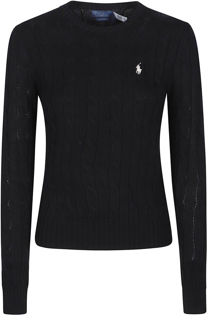 Ralph Lauren Julianna Long Sleeve Sweater Black Zwart