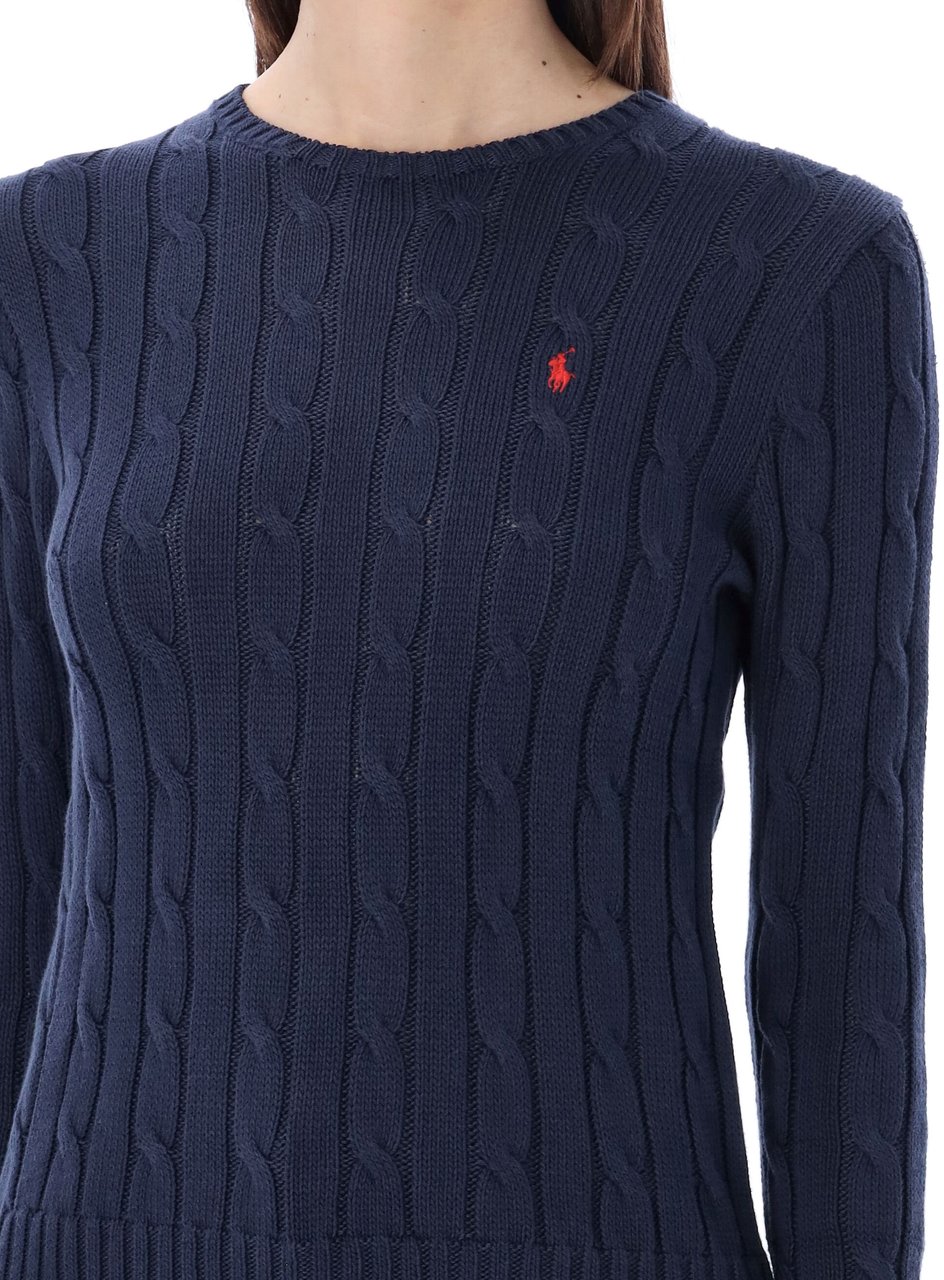Ralph Lauren Julianna Classic Knit Hunter Navy Blauw