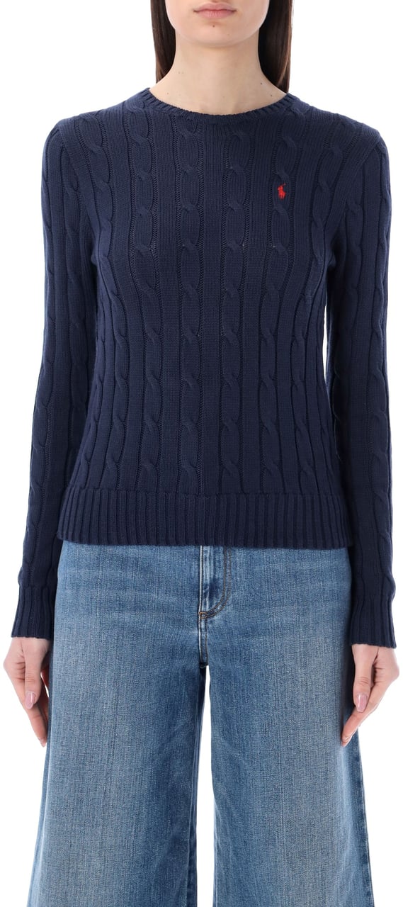 Ralph Lauren Julianna Classic Knit Hunter Navy Blauw