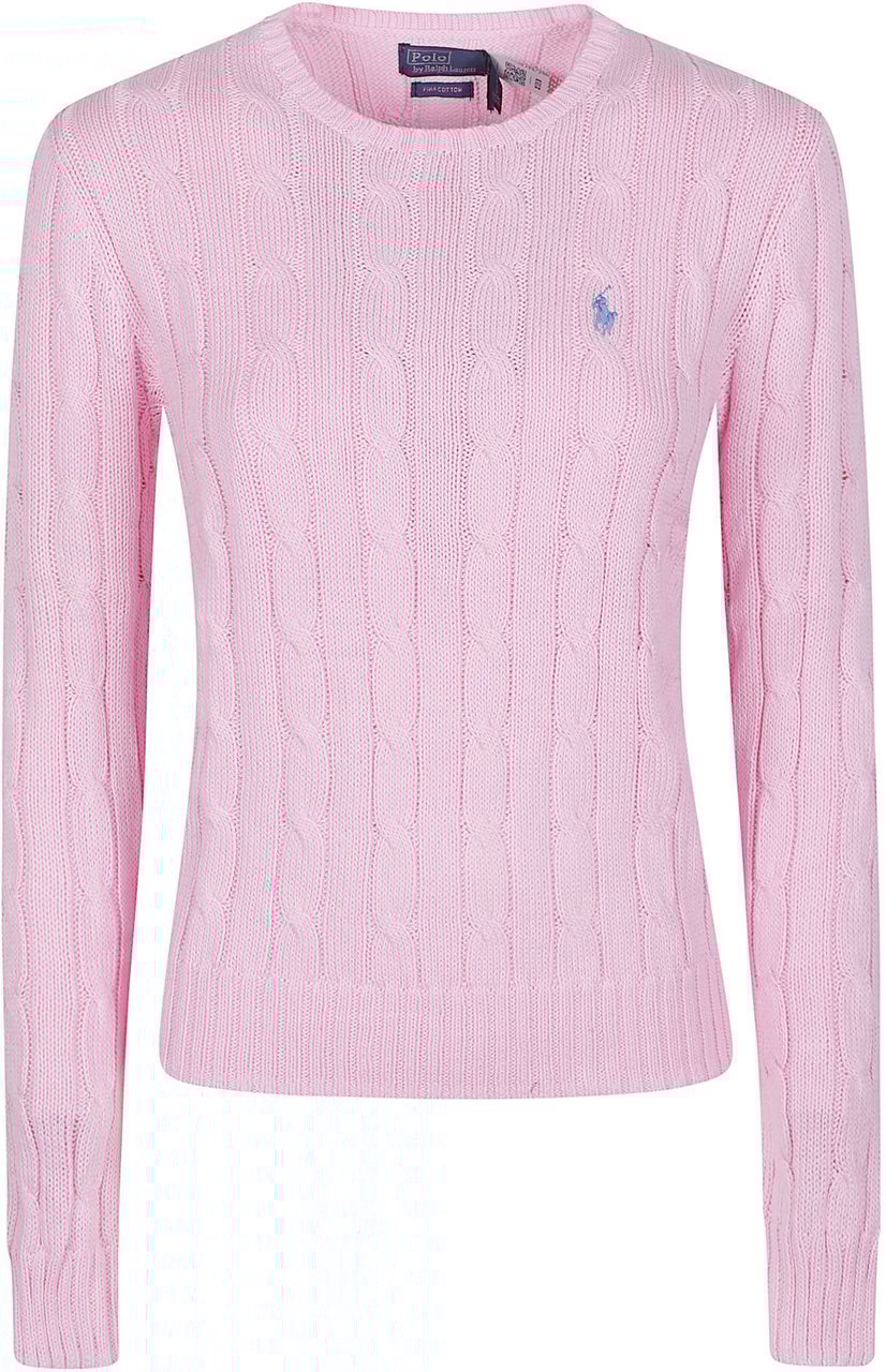 Ralph Lauren Julianna Long Sleeve Sweater Pink Roze