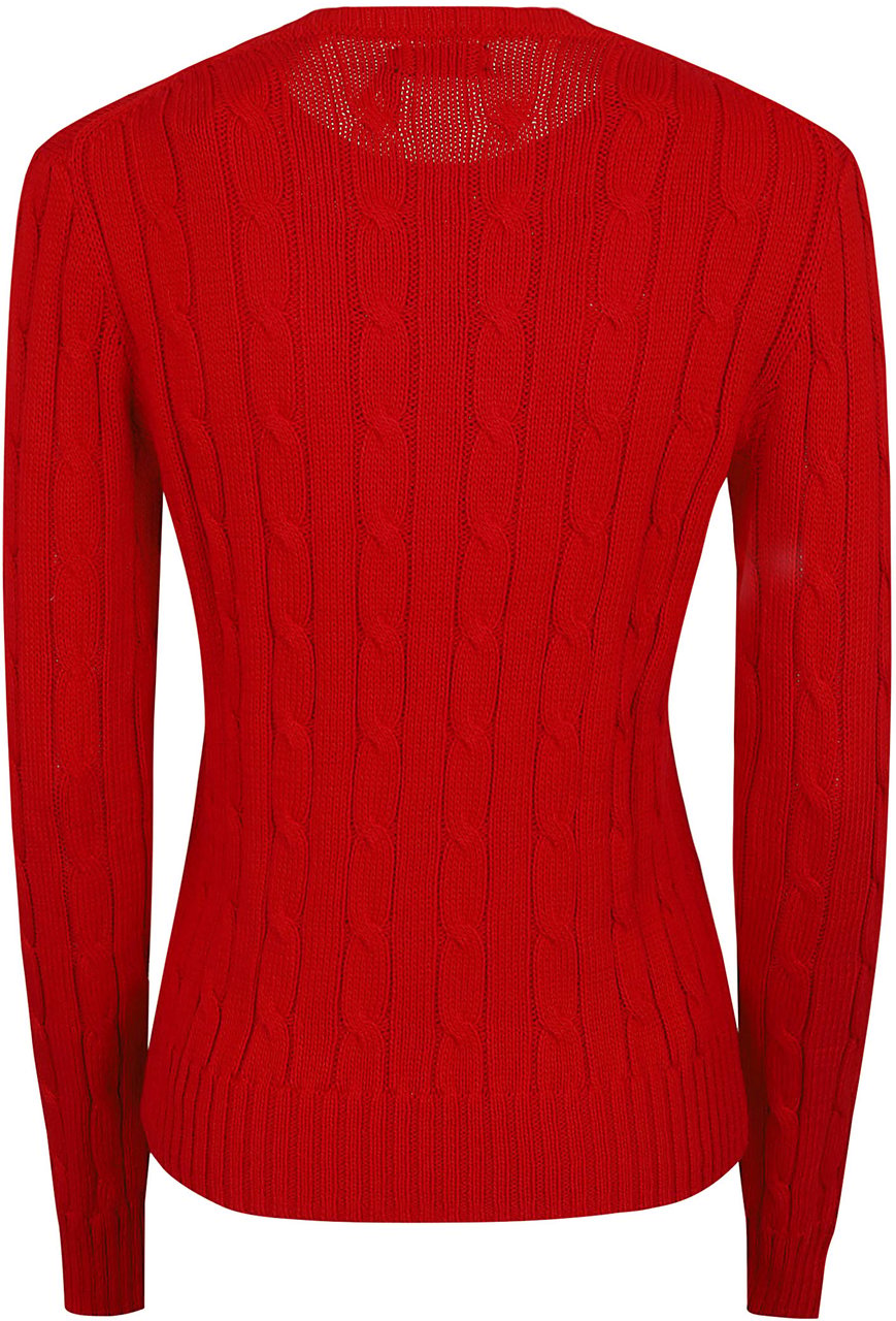 Ralph Lauren POLO RALPH LAUREN JULIANNA-LONG SLEEVE-PULLOVER Rood
