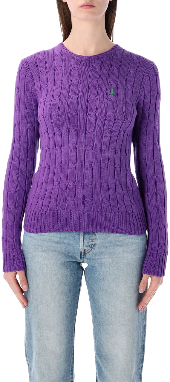 Ralph Lauren Julianna Classic Knit Magenta Violet Paars