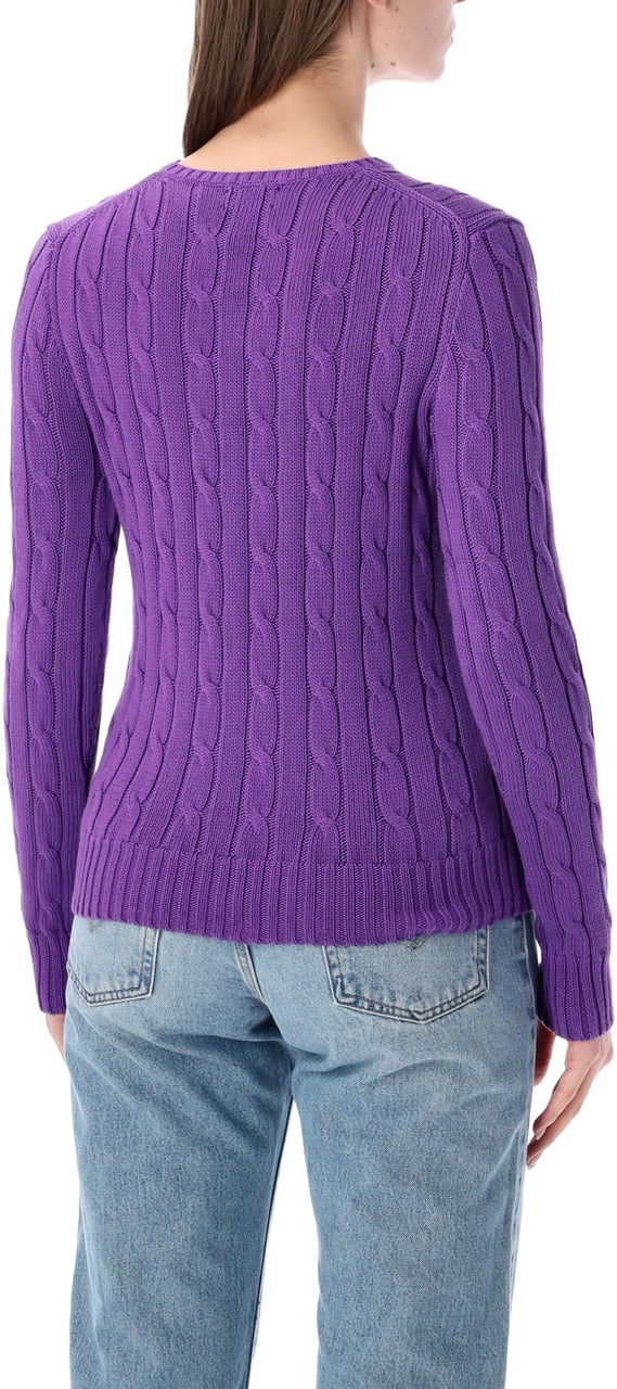 Ralph Lauren Julianna Classic Knit Magenta Violet Paars