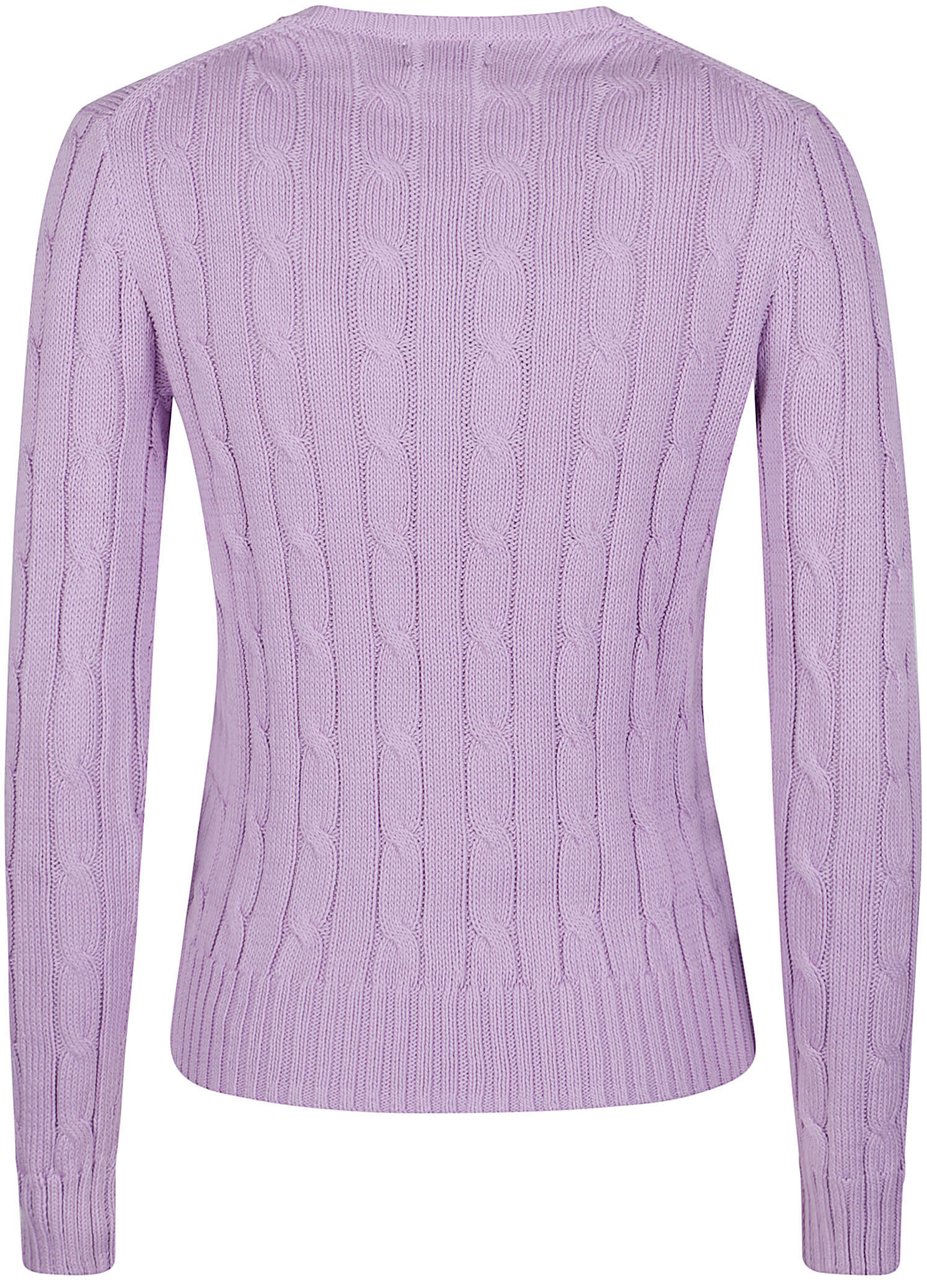 Ralph Lauren Julianna Long Sleeve Sweater Pink Roze