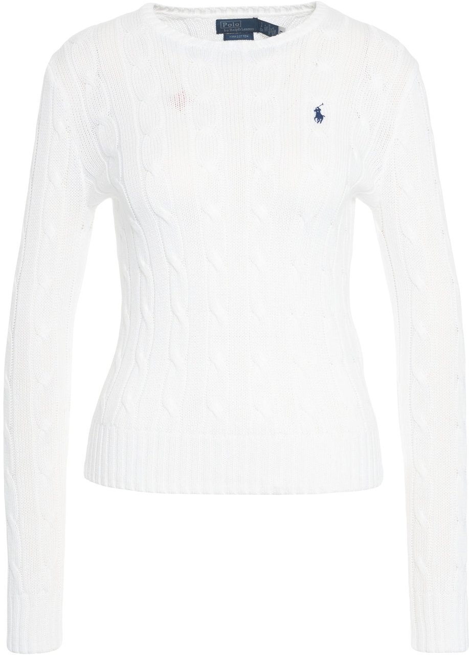 Ralph Lauren Cable knit sweater Wit