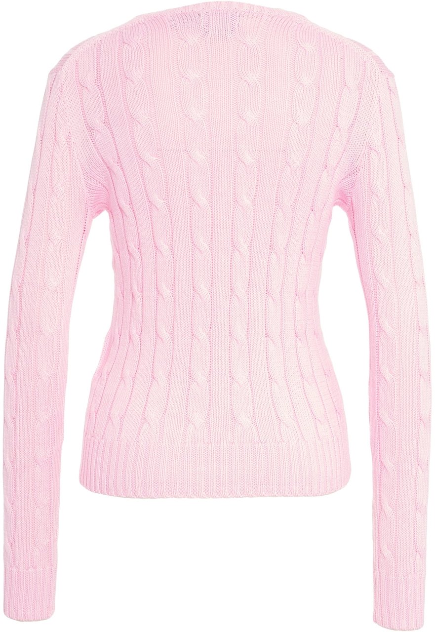 Ralph Lauren Cable knit sweater Roze