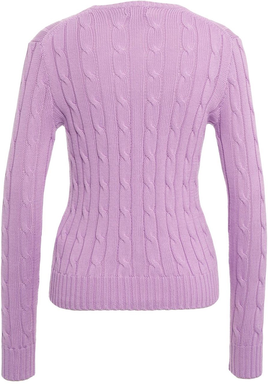 Ralph Lauren Cable knit sweater Paars